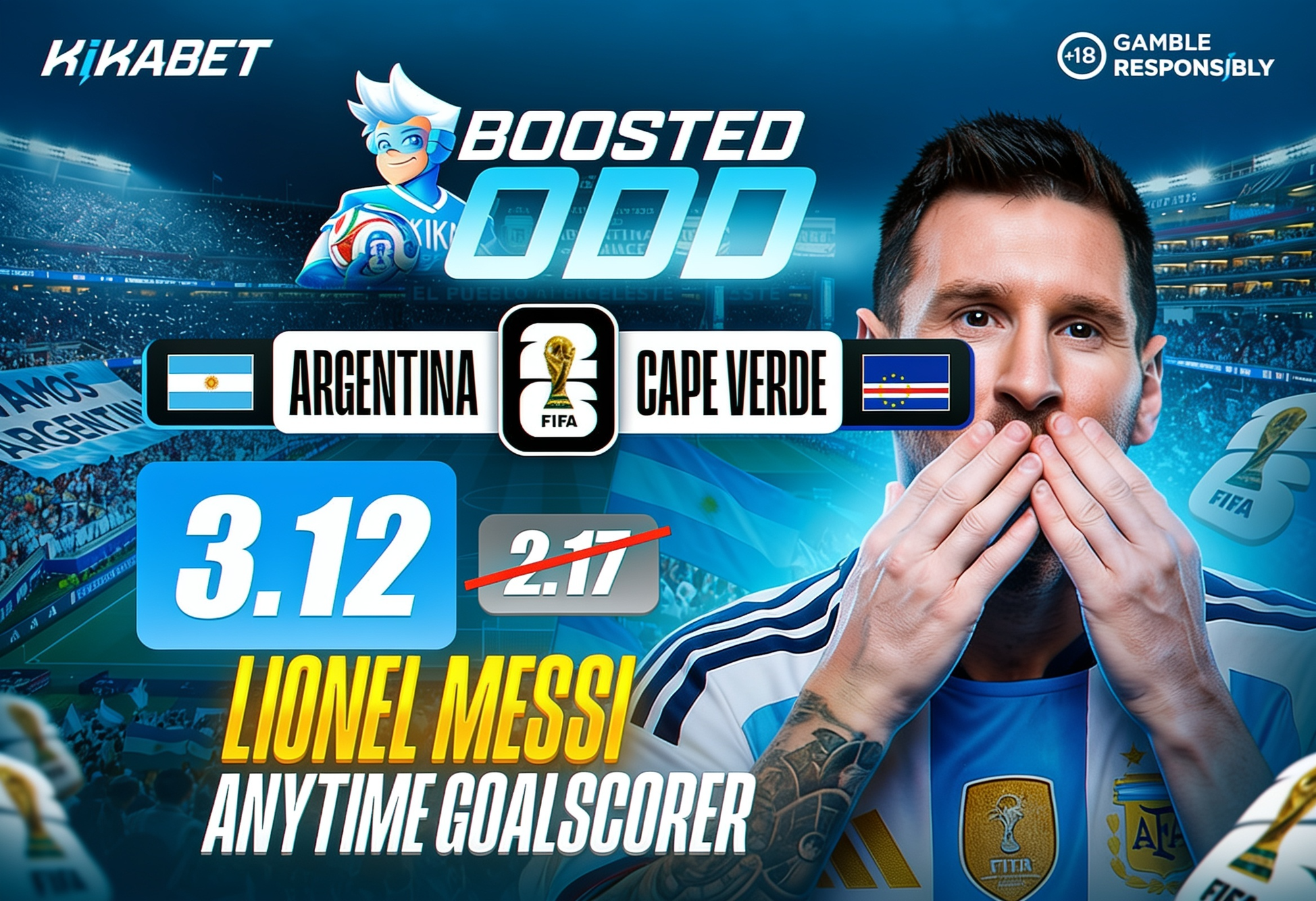 Messi at the World Cup — Back Him at Boosted Odds on Kikabet